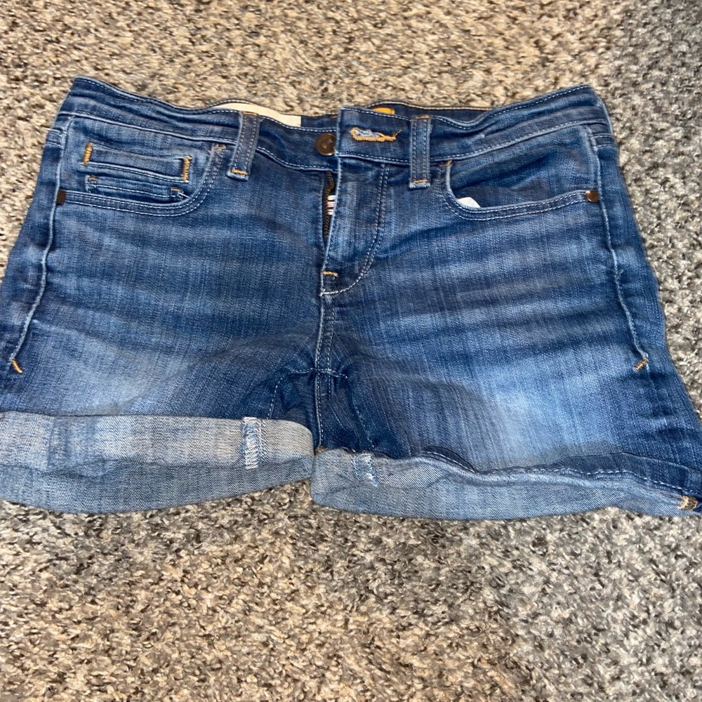 Jean shorts from Anthropologie